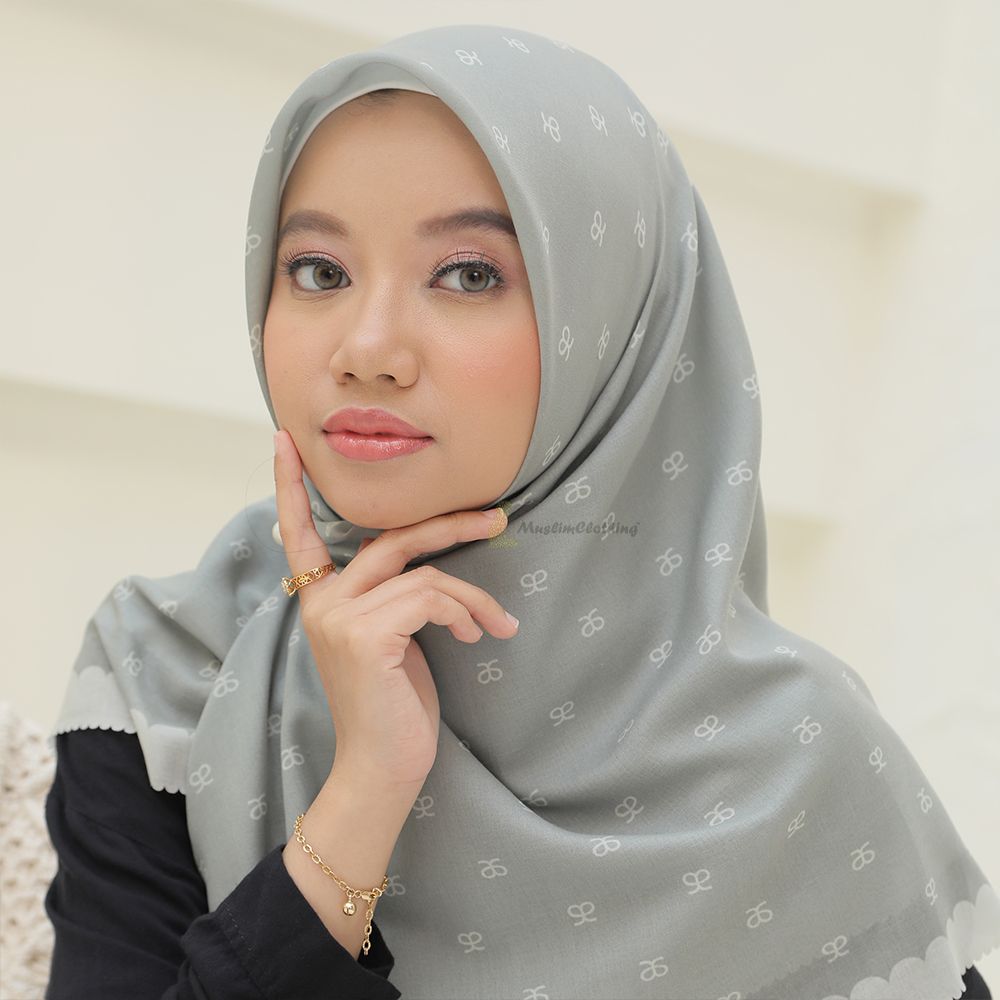 Aisyah Scarves® Dust Monogram Series Ultrafine Voal Scarf Hijab