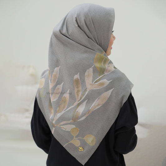 Aisyah Scarves® Coffee Aranya Series Ultrafine Voal Scarf Hijab