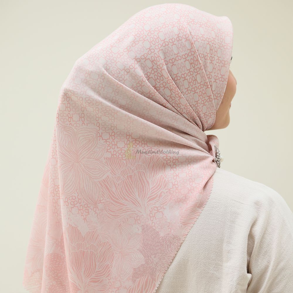 Aisyah Scarves® Light Pink Poppy Series Scarf Hijab