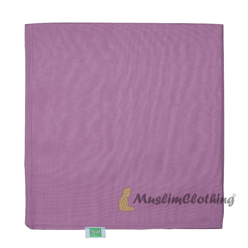Lavender Borderless Chiffon Scarf Hijab Shawl Islamic Headwear
