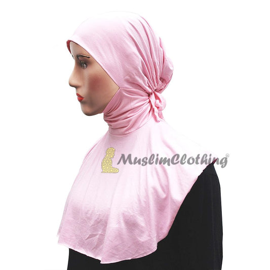 Hot Pink Ninja Underscarf Tie Behind Neck Moroccan Inner Hijab Scarves