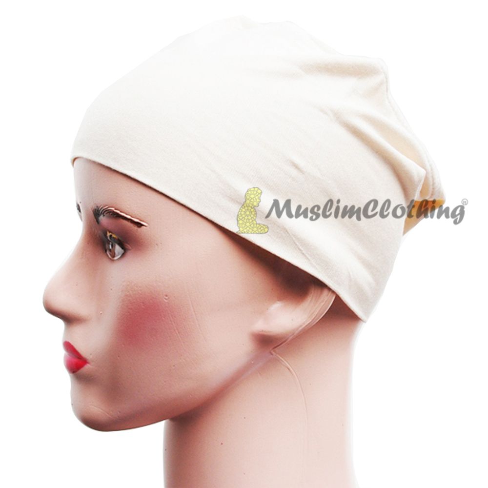 Cream Women’s Pullover Underscarf For Scarves Hijabi Veil One-Size
