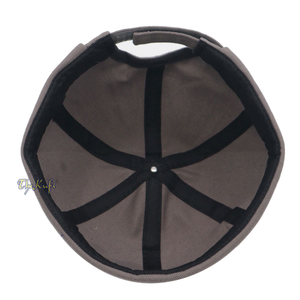 Gray brimless Baseball Cap Adjustable Strap & Velcro