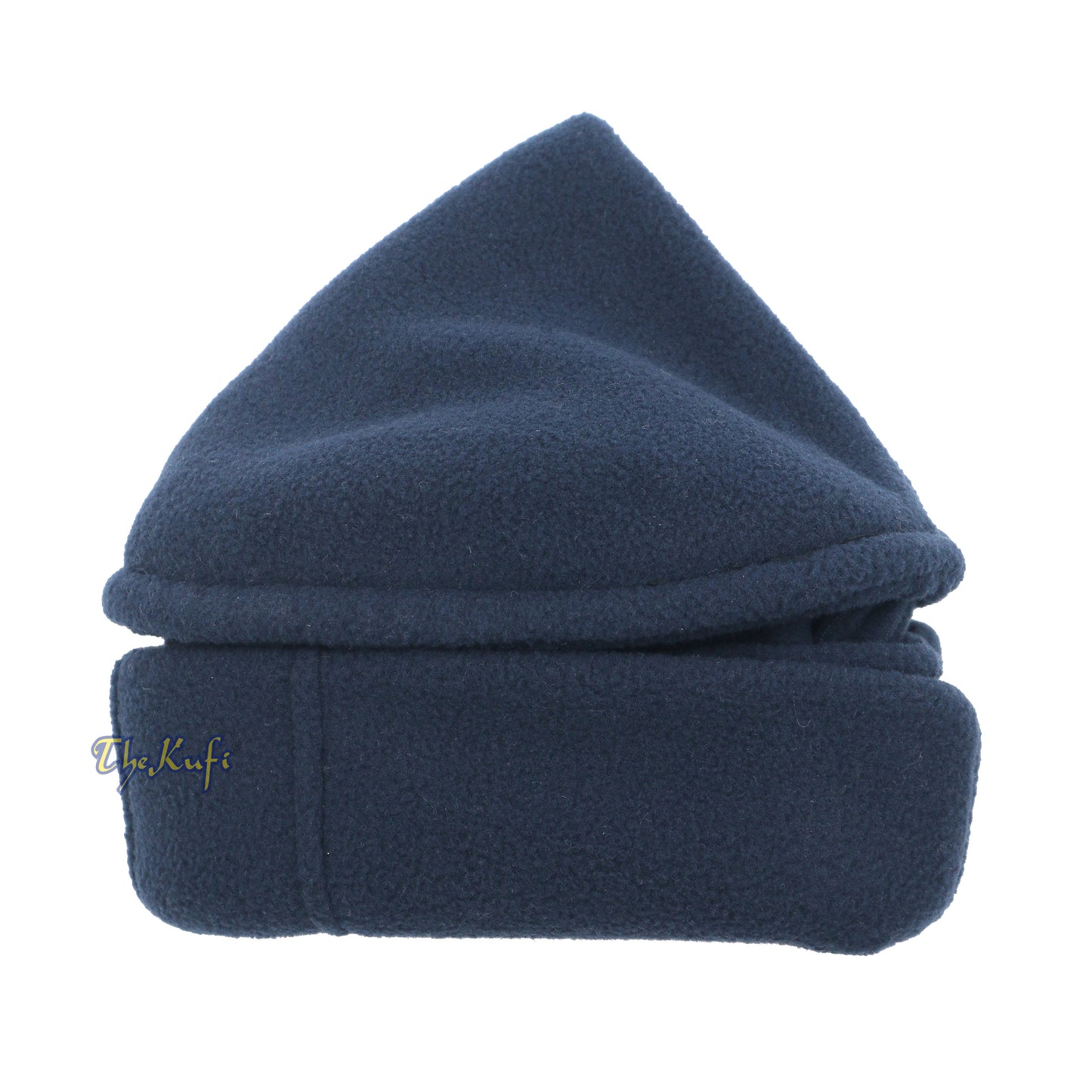 Topi Kufi Lembut Pakol Mujahidin Tradisional Biru Tentera Laut Satu Saiz