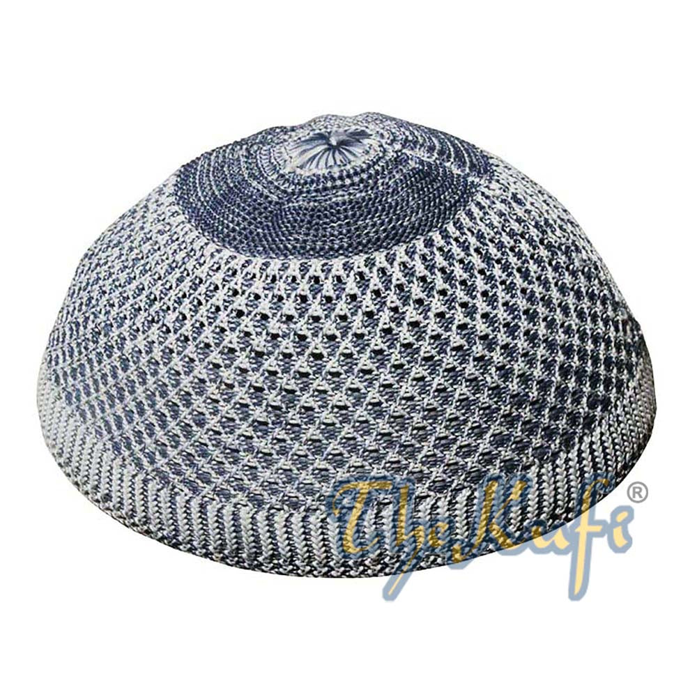 Kufi tenunan terbuka Nylon Hitam Pudar