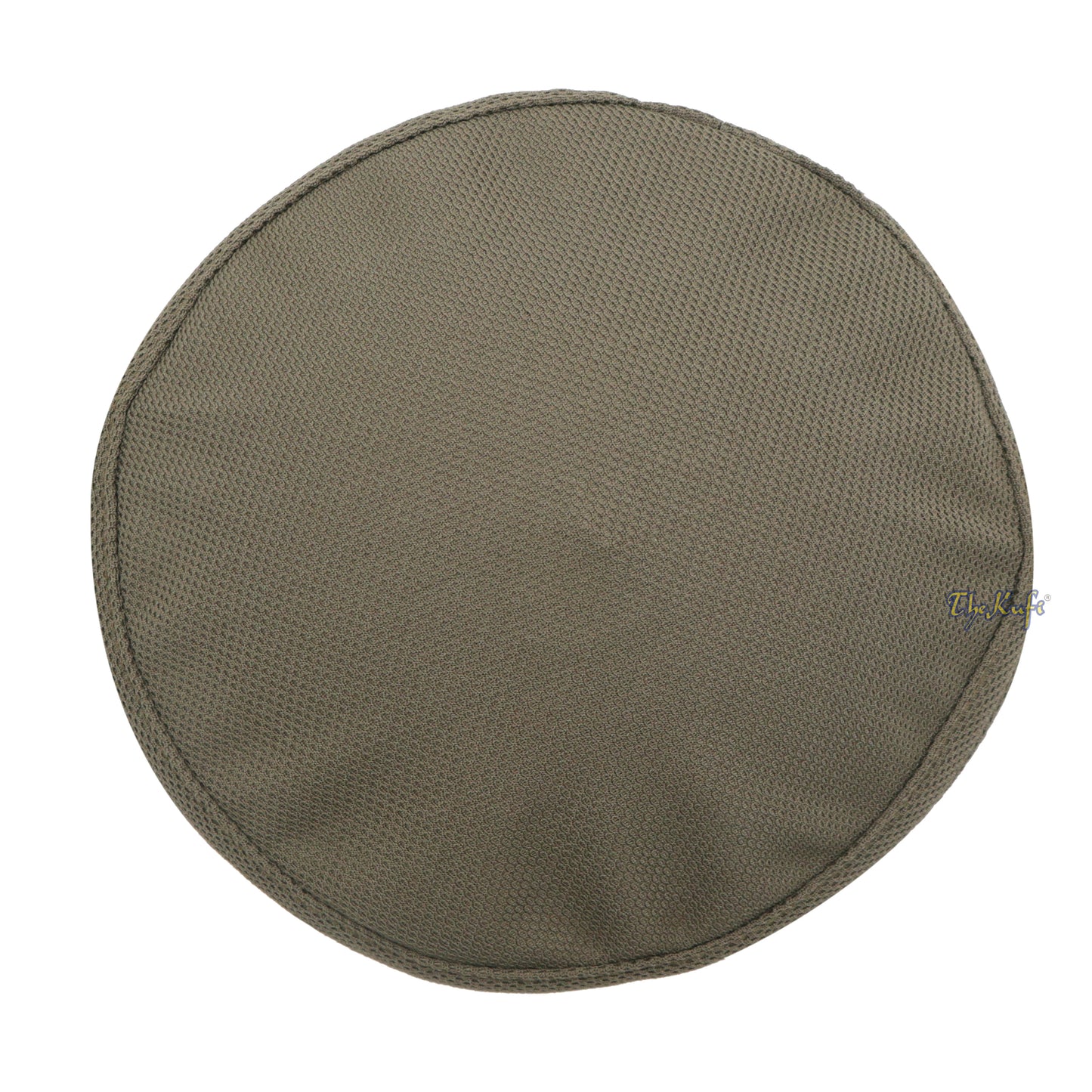 Topi Kufi Bulat Dua Warna Madun Hijau Army dan Hitam dengan Atasan Berventilasi dan Lentur