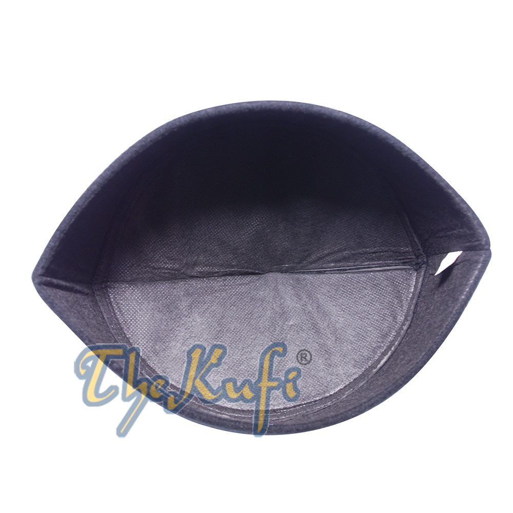 Kufi Tiruan Atas Hitam Runcing Buatan Tangan