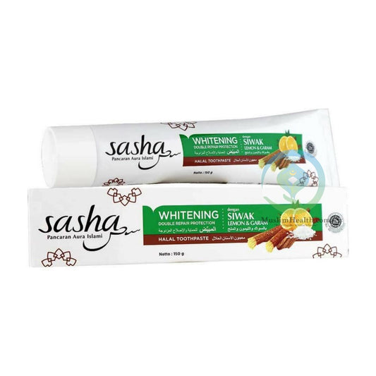Sasha Siwak Toothpaste – Whitening with Lemon Salt – 150gr