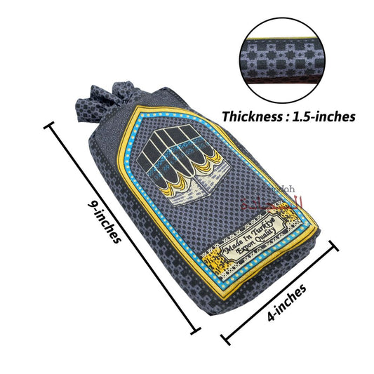 Travel Prayer Rug – Thin 24x40In Kabah Arch Sajadah Prayer Rug