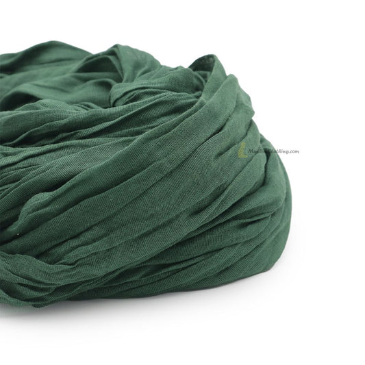 Dark Green Turban Fabric Islamic Amamah Shadhili 100% Japanese Cotton Gauze