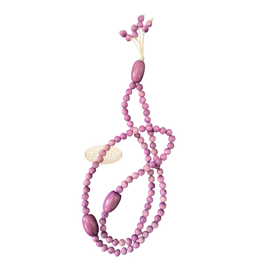 Light Purple Natural Colored Dye Eco-friendly Sustainable Original Açai Seed 9mm Beads Traditional Tasbih