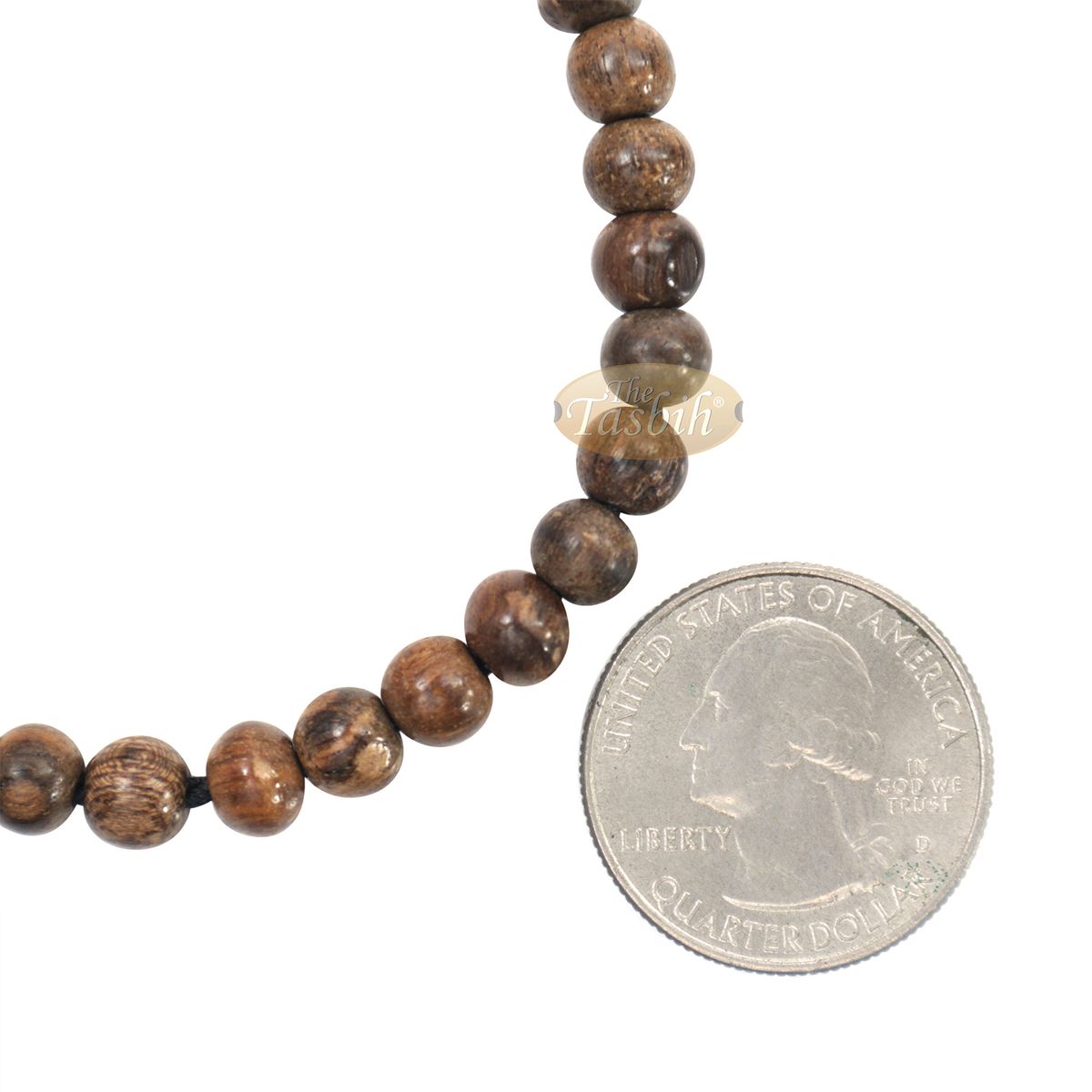 6 mm Oud Aloeswood Dhikr Tasbih Bracelet 33-Bead Adjustable Handcrafted Gift Boxed