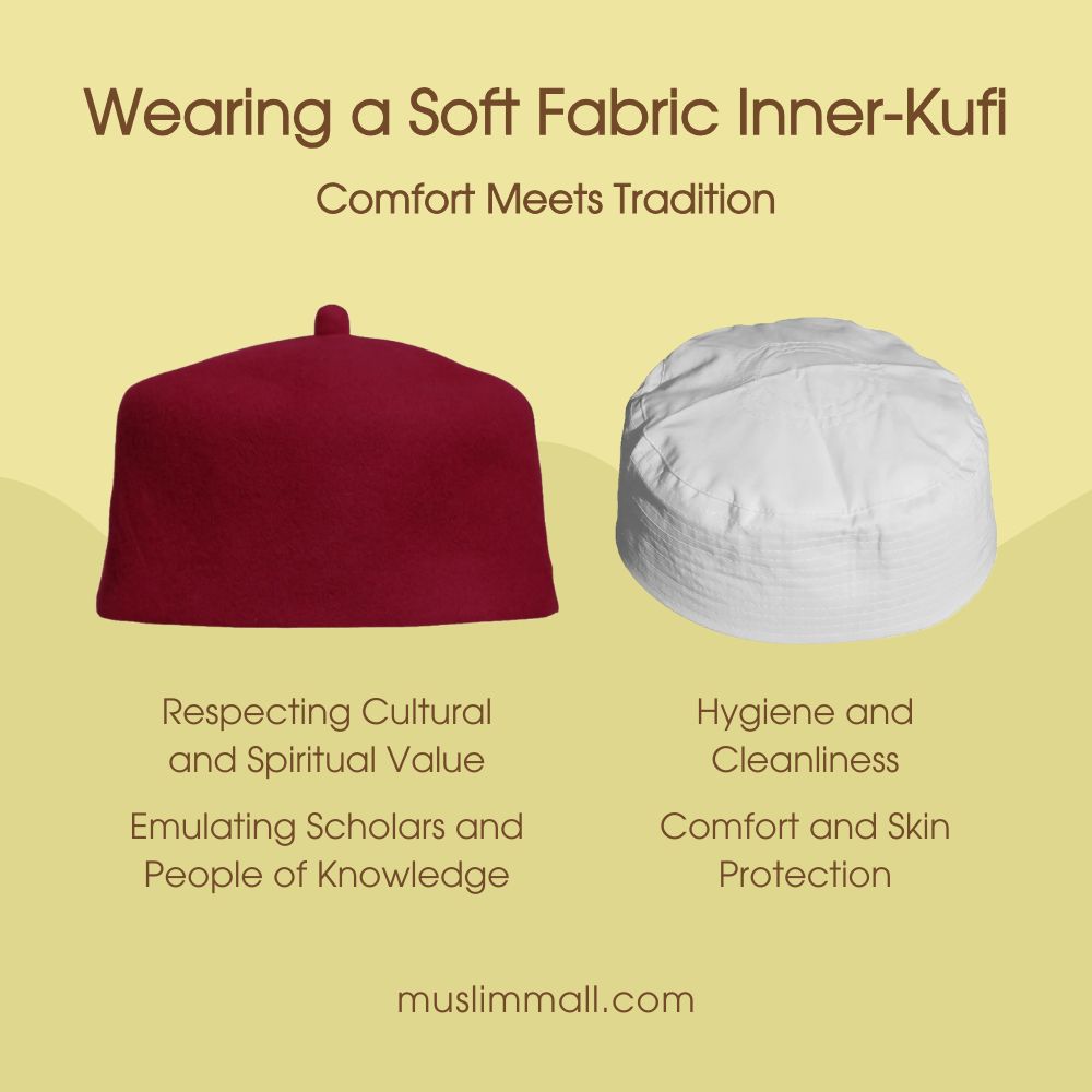 Wearing a Soft Fabric Inner-Kufi - Comfort Meets Tradition