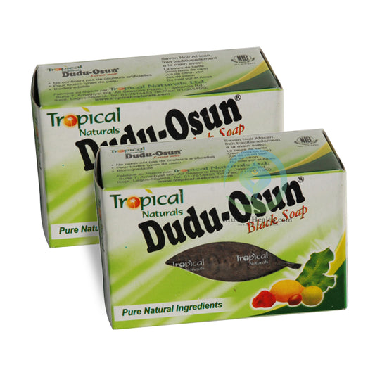 Sabun Hitam Dudu-Osun Asli Afrika Asli yang diimport (2 pcs)