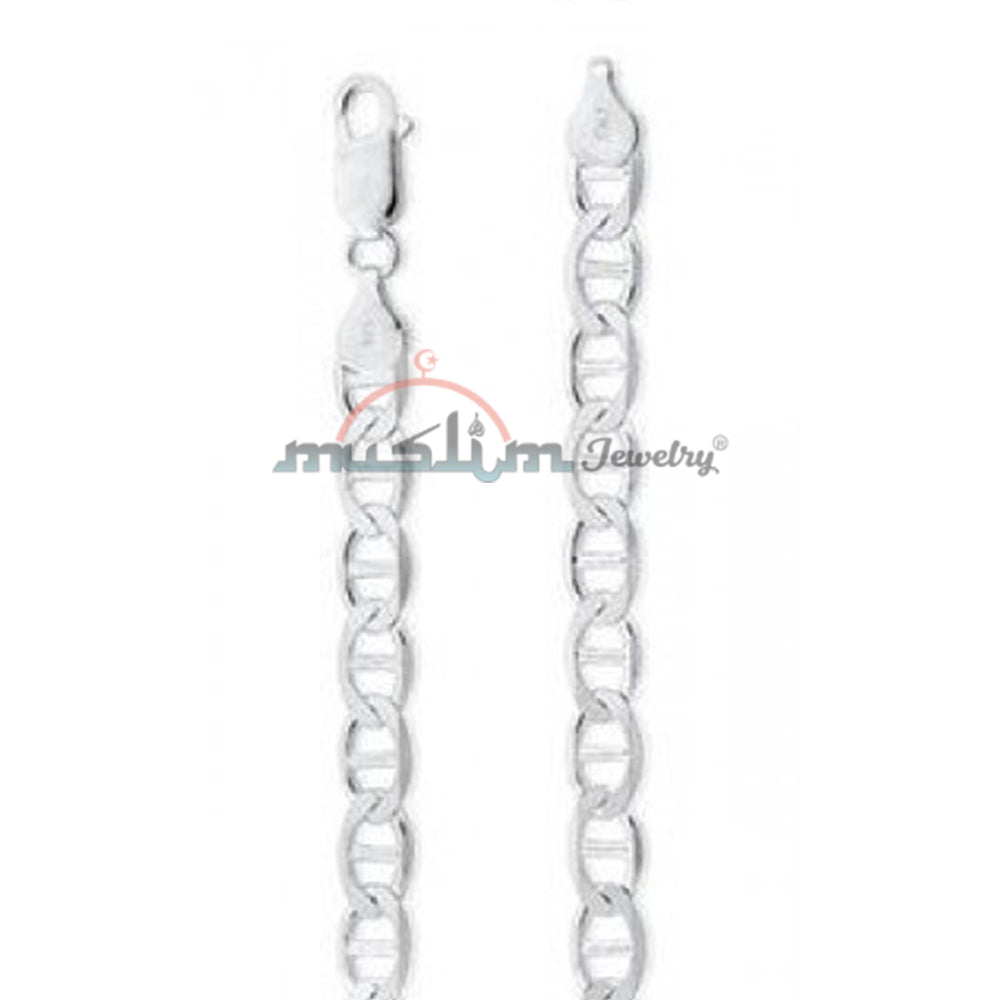 High Quality Sterling Silver 100 Gauge Marina Chain Jewelry Necklace