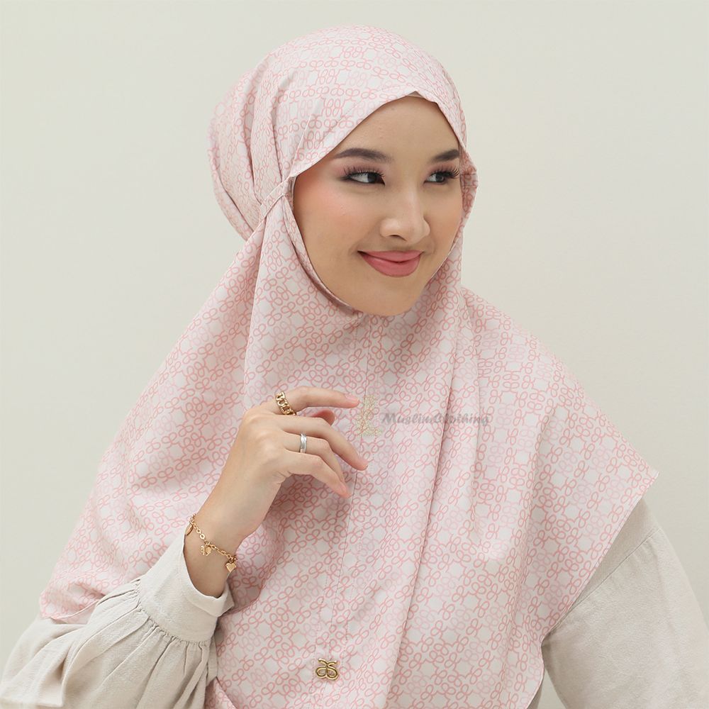 Aisyah Scarves® Bergo Poppy Light Pink
