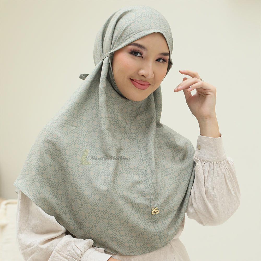 Syal Aisyah Bergo Poppy Sage