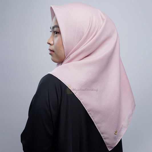 Aisyah Scarves Pink Basic Series Titanium Voal Scarf Hijab