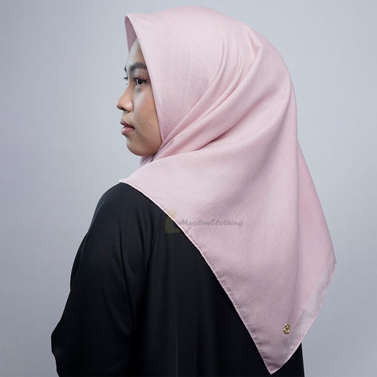 Aisyah Scarves® Pink Basic Series Titanium Voal Scarf Hijab