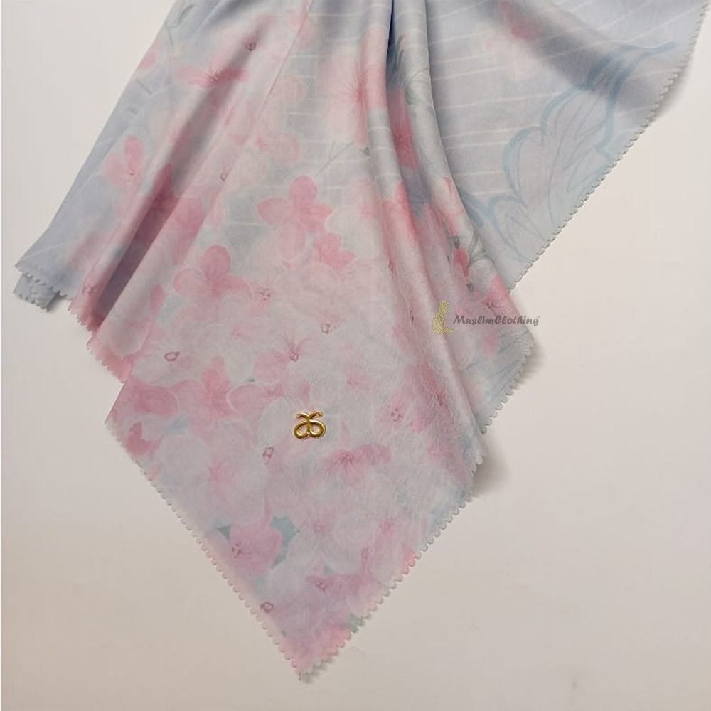 Aisyah Scarves® Blue Nuruu Series Ultrafine Voal Scarf Hijab