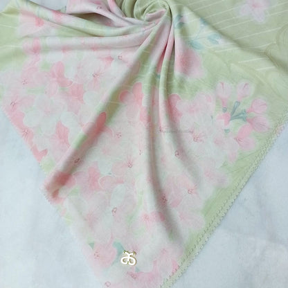 Aisyah Scarves Green Nuruu Series Ultrafine Voal Scarf Hijab