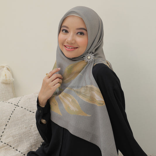 Aisyah Scarves Coffee Aranya Series Ultrafine Voal Scarf Hijab