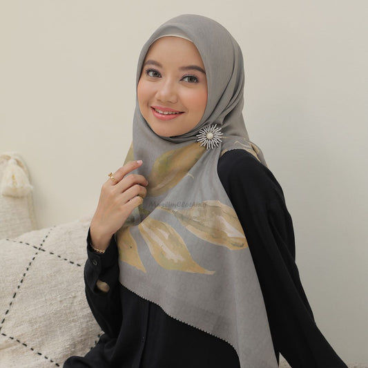 Aisyah Scarves® Coffee Aranya Series Ultrafine Voal Scarf Hijab