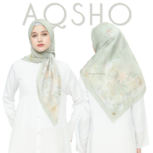 Syal Aisyah Jilbab Syal Seri Elm Aqsho