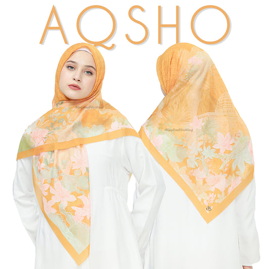Syal Aisyah Hijab Syal Seri Aqsho Madu
