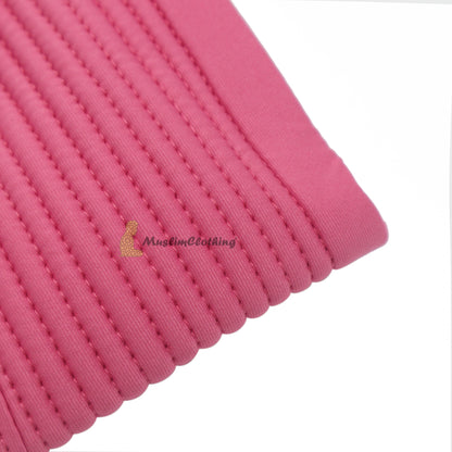 Hijab Instan Mudah Dipakai Warna Hot Pink - Visser Berbantalan Panjang Sebahu Mudah Muslimah Khimar
