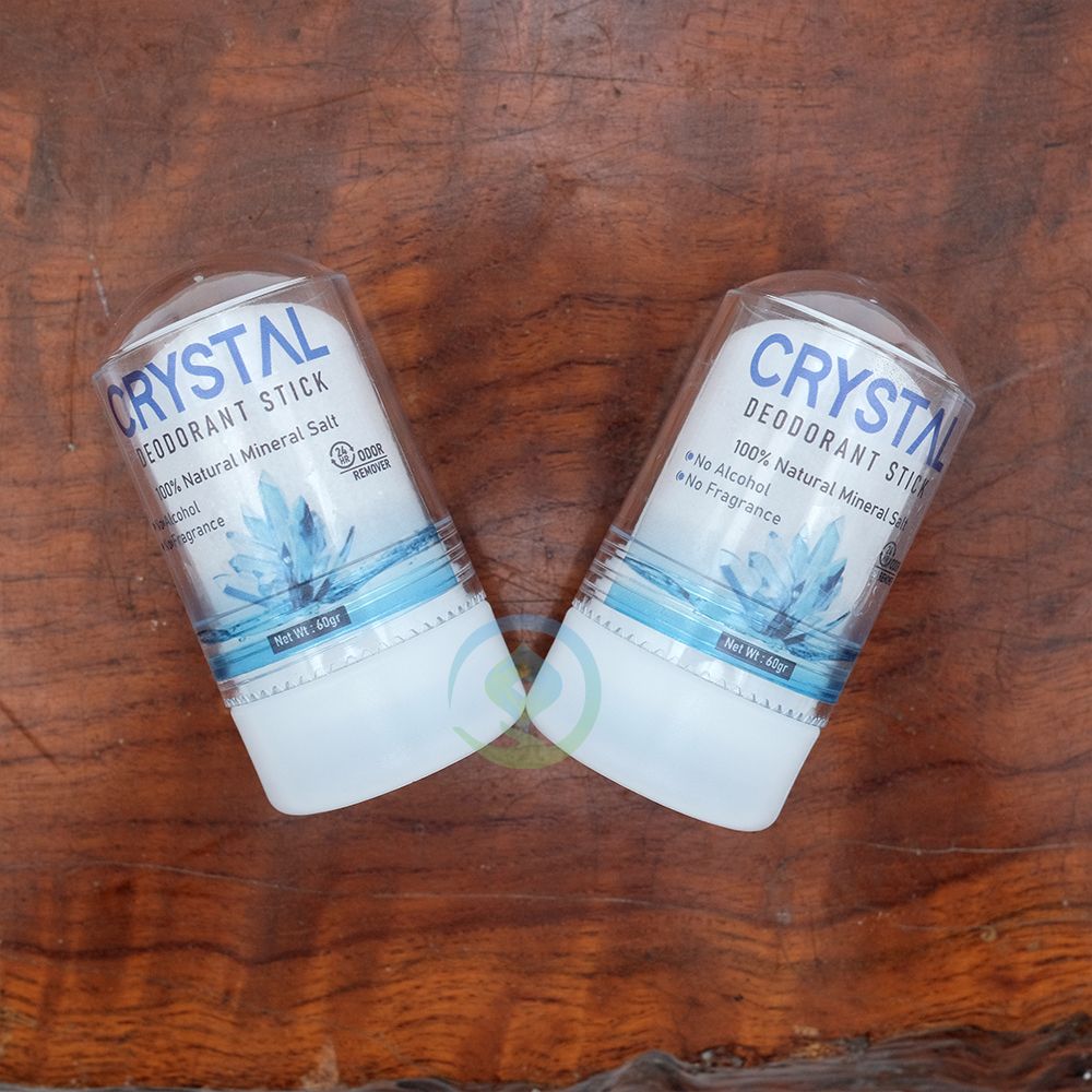 Crystal Deodorant Stick – 100% Natural Mineral Salt (60 gr)