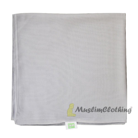 Light Gray Square Chiffon Scarf Hijab Kimar Hijabi From Turkey