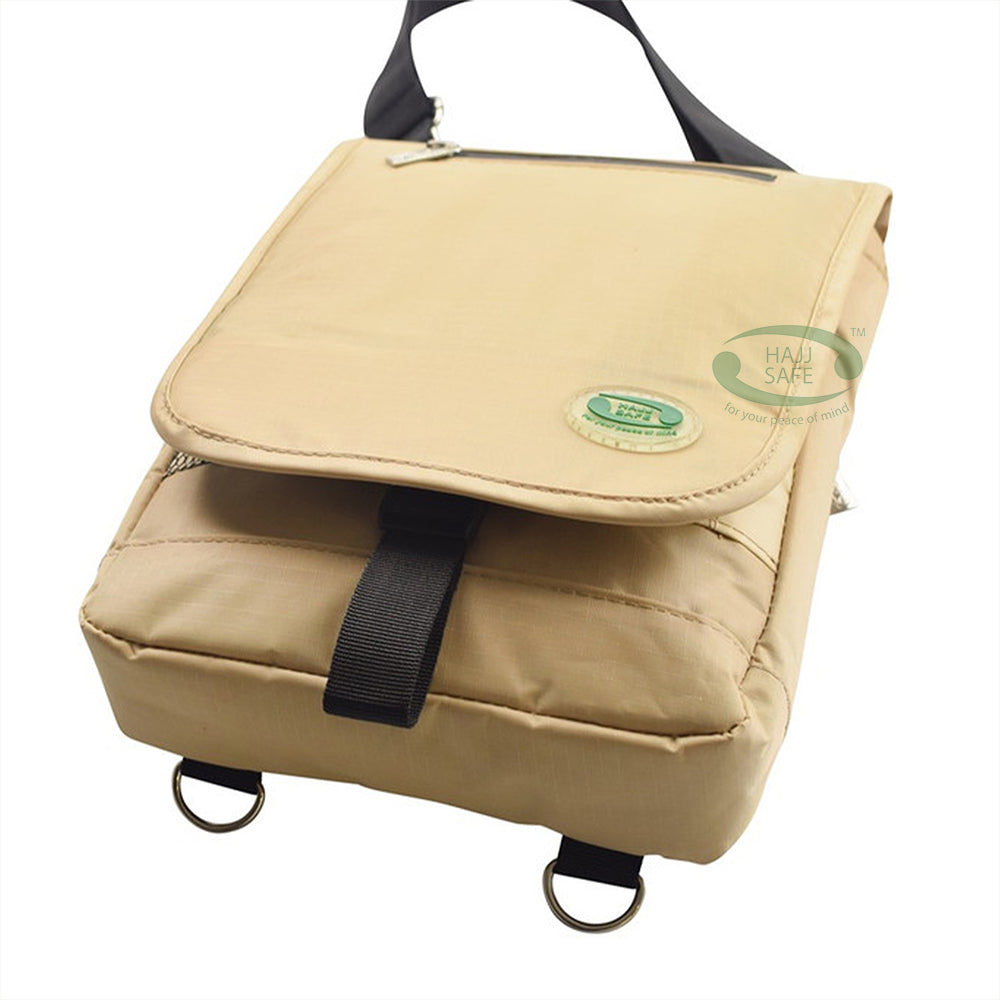 HajjSafe™ Haji &amp; Umrah - Tas Samping dan Ransel [Anti Maling &amp; Aman]