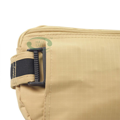 Hajj & Umrah Anti-Theft Reinforced Ihram Belt Waist Pouch Security Safety Travel Accessory 5.7×11-inch