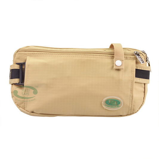 Hajj & Umrah Anti-Theft Reinforced Ihram Belt Waist Pouch Security Safety Travel Accessory 5.7x11-inch