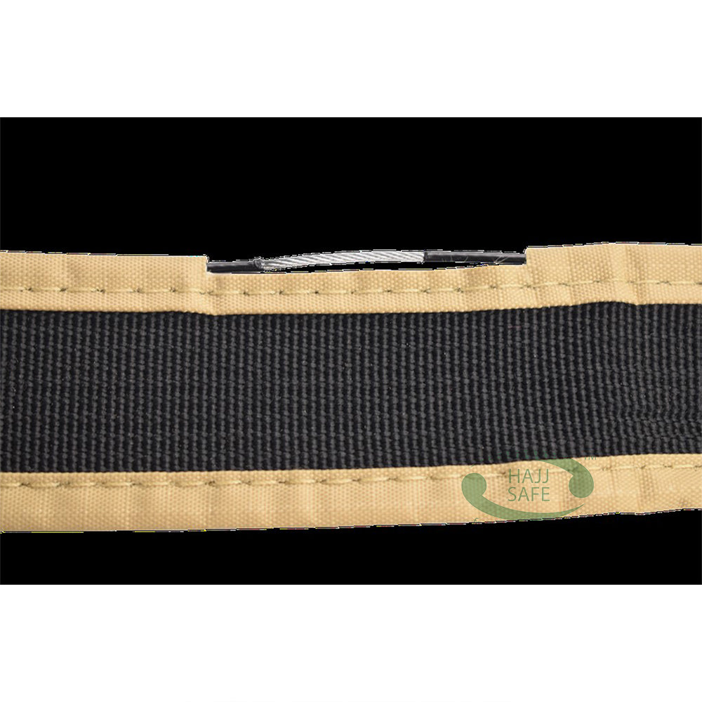 Haji &amp; Umrah Anti-Kecurian Diperkukuh IHRAM Belt Pinggang Pouch Keselamatan Aksesori Perjalanan Keselamatan 3.1×11-inci