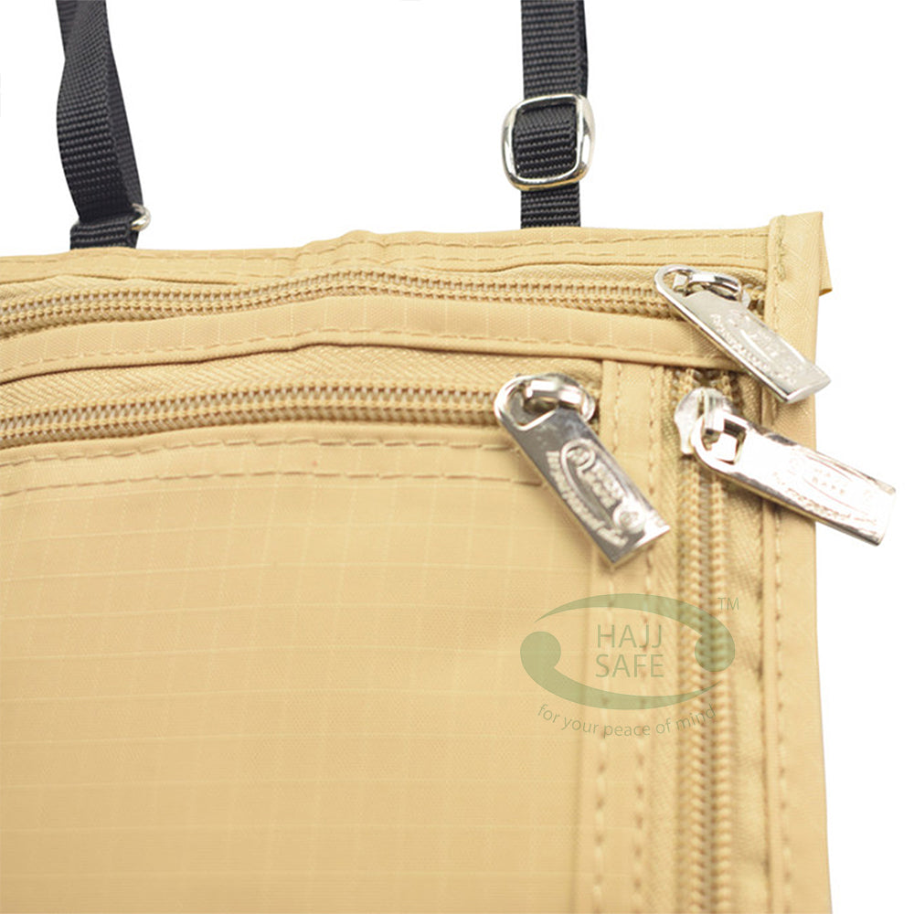 HajjSafe™ Haji &amp; Umrah - Tas Leher Anti Pencurian