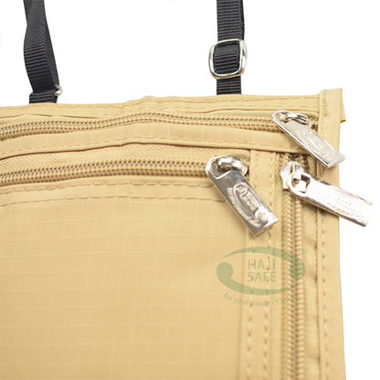 HajjSafe™ Haji &amp; Umrah - Tas Leher Anti Pencurian
