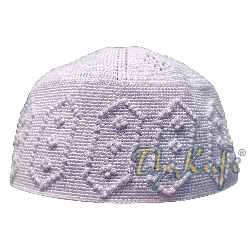 Desain Simpul Putih Katun Satu Ukuran Buatan Tangan Habaib Kufi Yaman