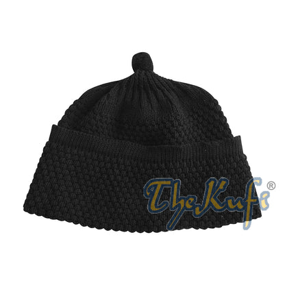 Topi Beanie Akrilik Kapas Panas Satu Saiz Anyaman Tebal Stretchy Double Layer dengan Bawal