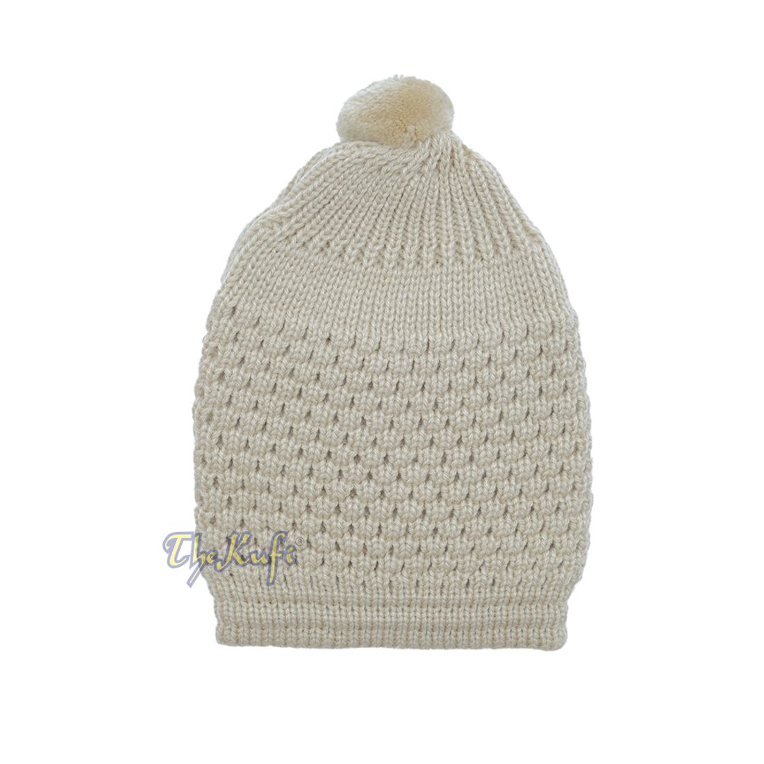 Light Brown Turkish-style Knit Stretchy Warm Beanie Hat