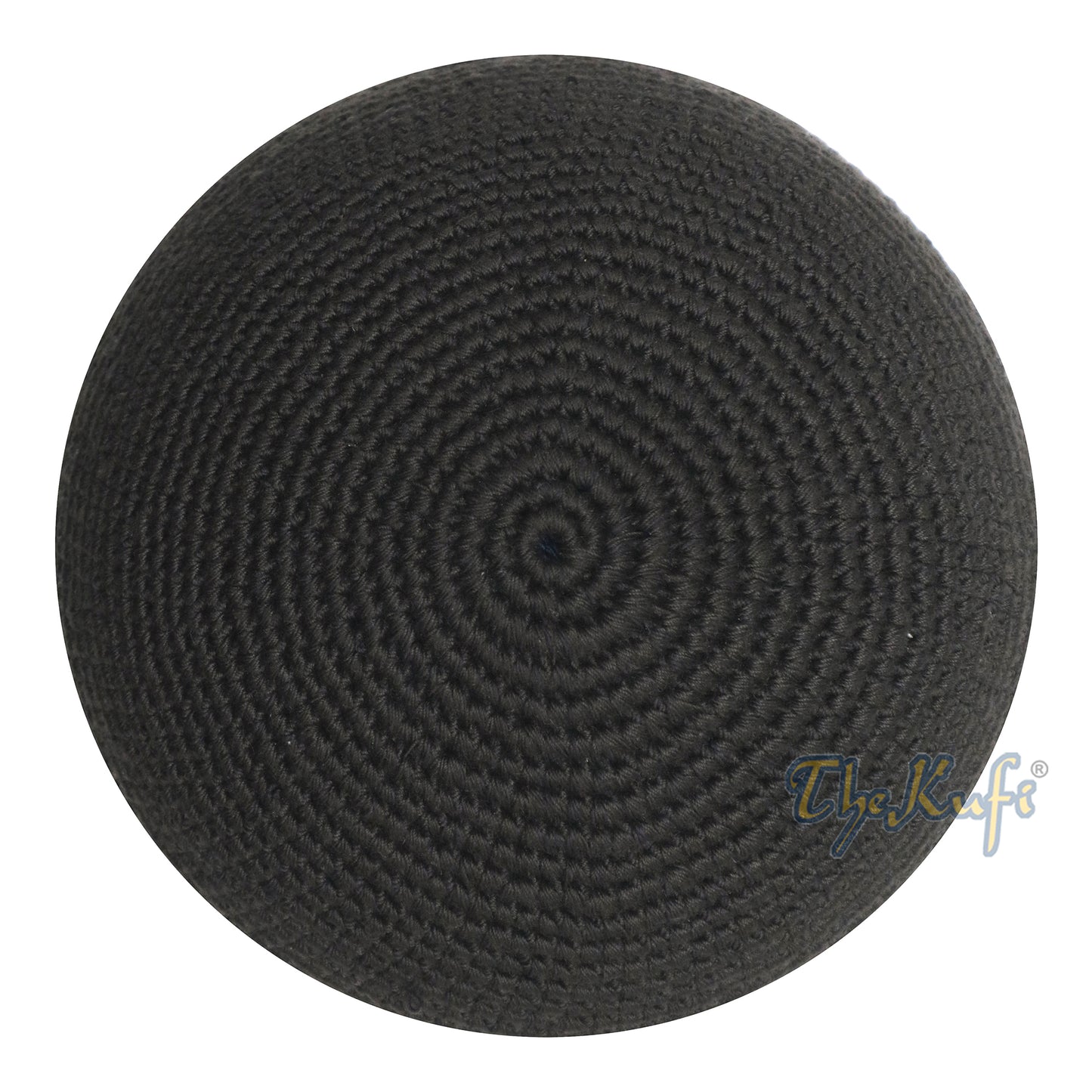 Graphite Hand-Crocheted 100% Cotton Kufi Hat Design and Comfortable Fit