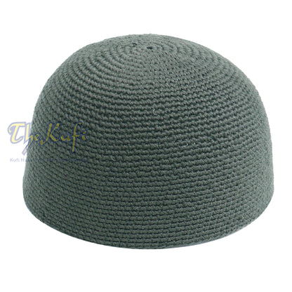 Topi Kufi Jacquard Polos Hijau Tentera Darat Kaitan Tangan 100% Kapas Rekaan Unik dan Sesuai Selesa