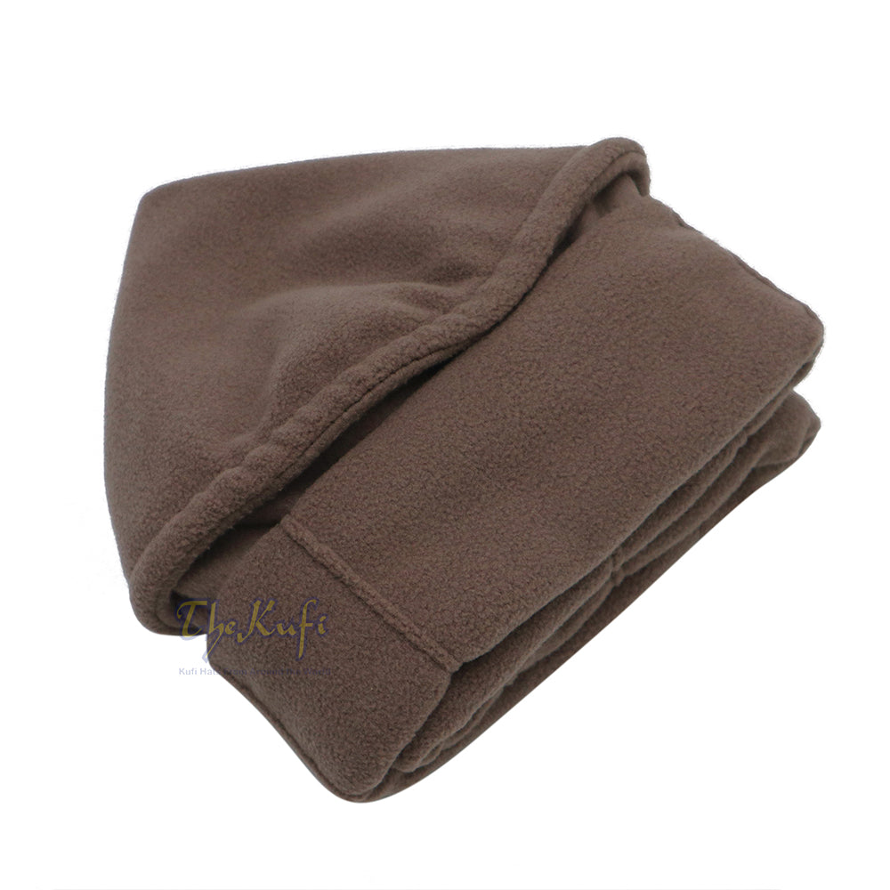 Beige Traditional Stretchable Pakol Mujahidin Satu Saiz Topi Kufi Lembut