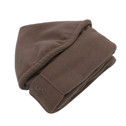 Beige Traditional Stretchable Pakol Mujahidin Satu Saiz Topi Kufi Lembut