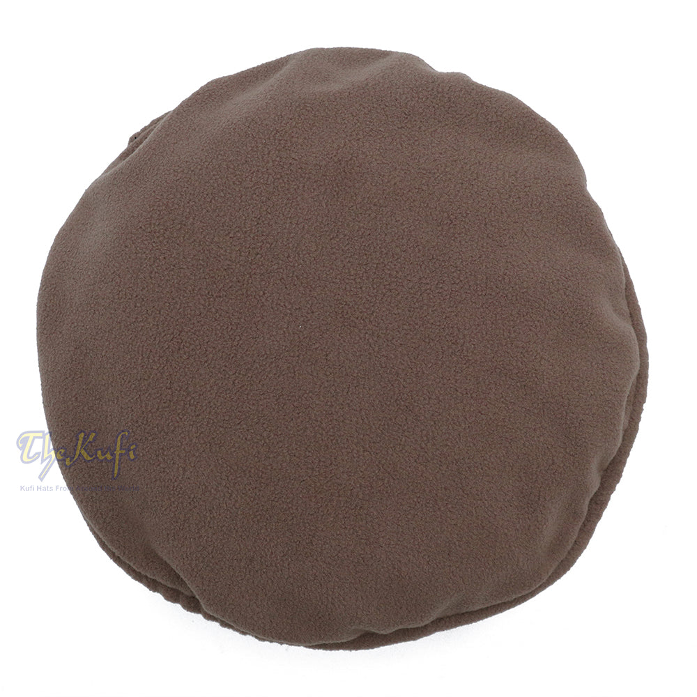 Beige Traditional Stretchable Pakol Mujahidin Satu Saiz Topi Kufi Lembut