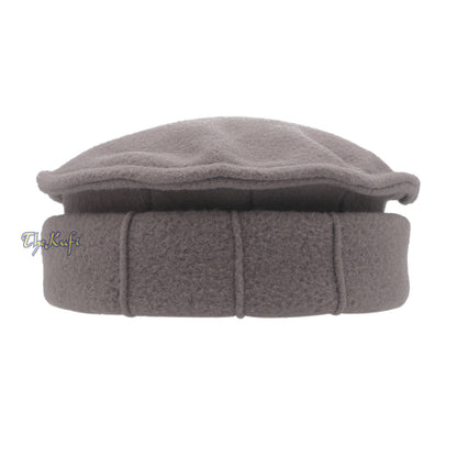 Topi Kufi Lembut Pakol Mujahidin Tradisional Kelabu Satu Saiz