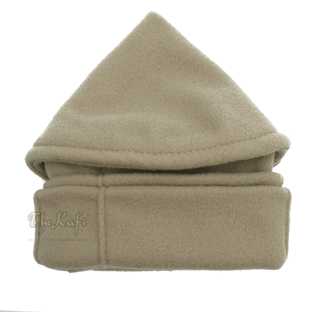Topi Kufi Lembut Pakol Mujahidin Wol Imitasi Ala Khaki Ringan Afghani