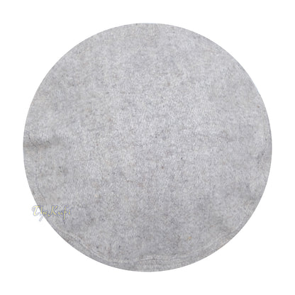 Afghani Hat Light Gray Stretchable Faux Wool Pakol Mujahidin Soft Traditional-style Kufi