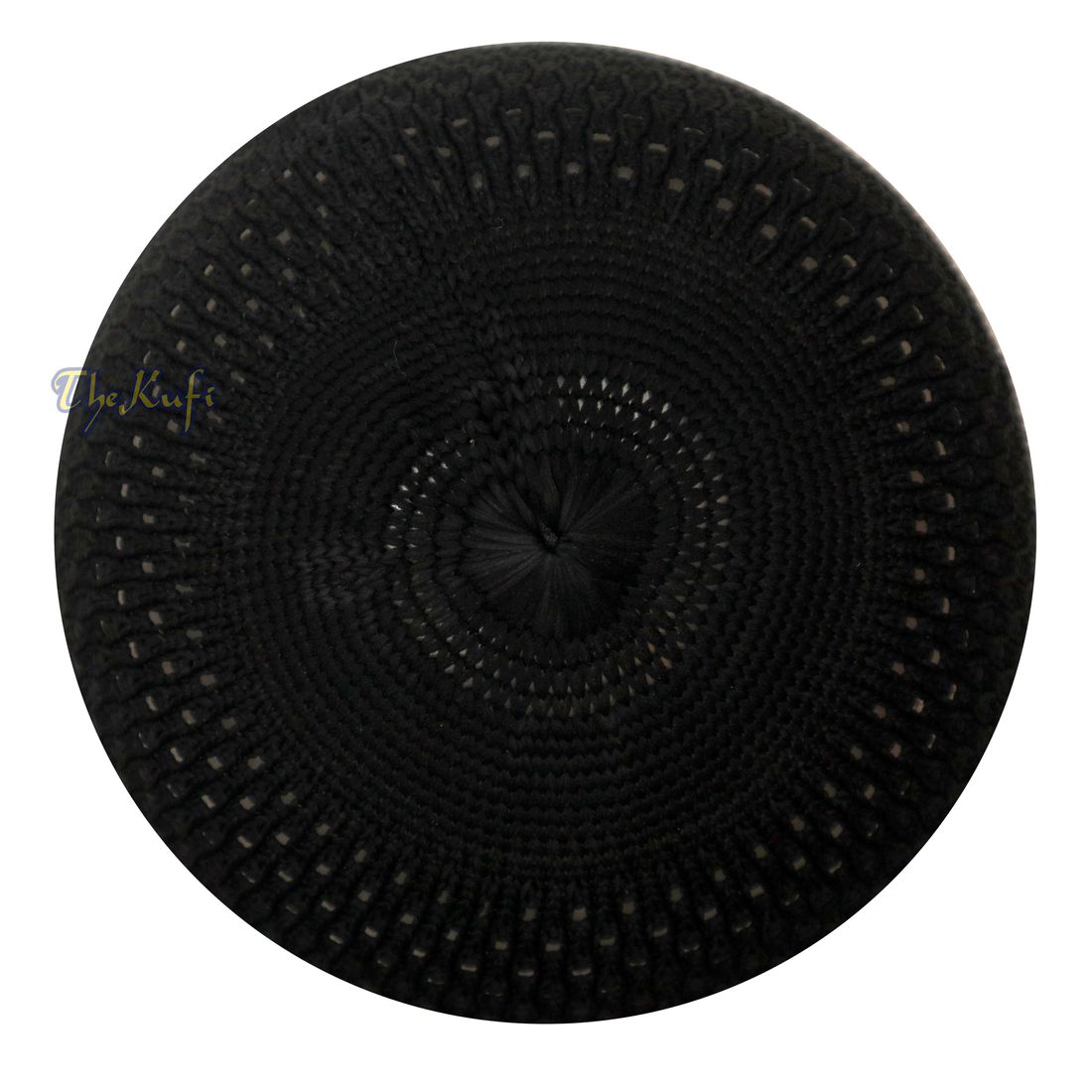 Black Nylon Kufi – Open-weave Stretchy Comfortable Muslim Skull Prayer Cap Head Cover